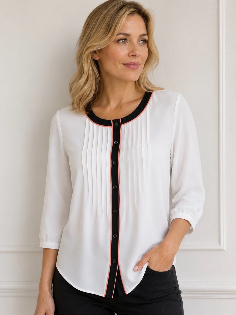 Nue Options petite blouse